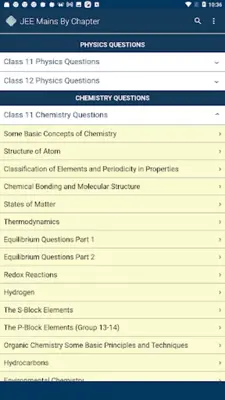 JEE Mains By Chapters android App screenshot 3